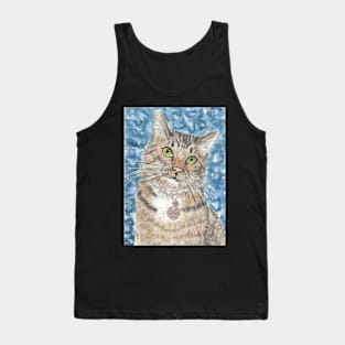 Felix Tabby cat art Tank Top